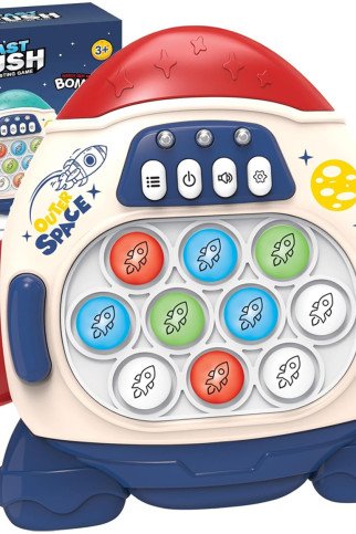 WOOPIE POP IT Elektroninis anti-streso arkadinis žaidimas raudonas WOOPIE POP IT Elektroninis anti-streso arkadinis žaidimas raudonas