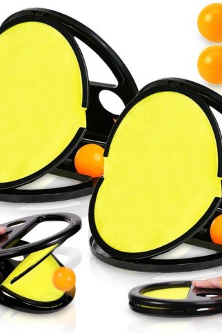 WOOPIE Pagaudyk, Mesk, Pagaudyk arkadinė žaidimo iki 2 žaidėjams: 2x Dirželiai + 4 kamuoliai