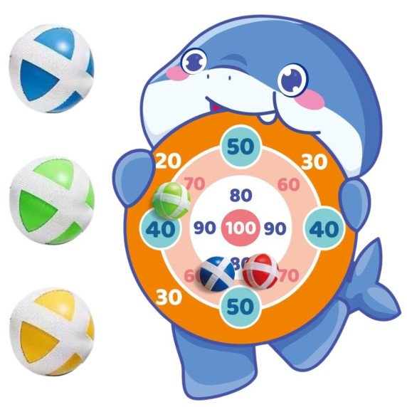 WOOPIE Velcro dartboard Shark Arcade žaidimas