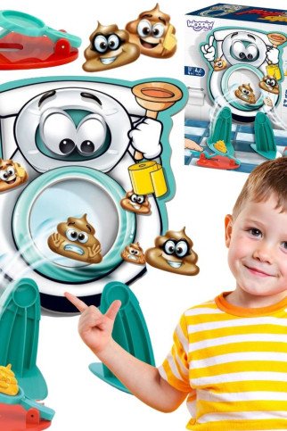 WOOPIE šeimos įgūdžių žaidimas: Šūk Poop į tuale