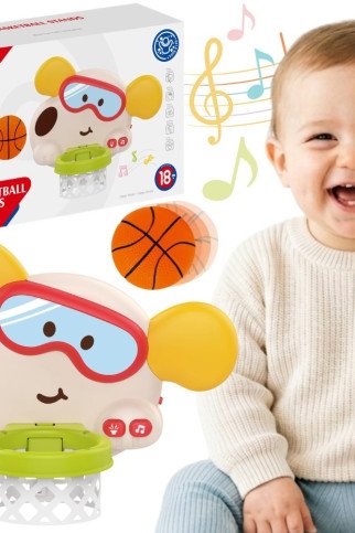 WOOPIE BABY Interaktyvus šuo Krepšinio lankas vaikams