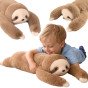 WOOPIE Minkštas Žaislas su Svorio Medžiaga Meškutis Fauluos Antistresinis Jutiminis Sunkus Meškute 65cm 1500g