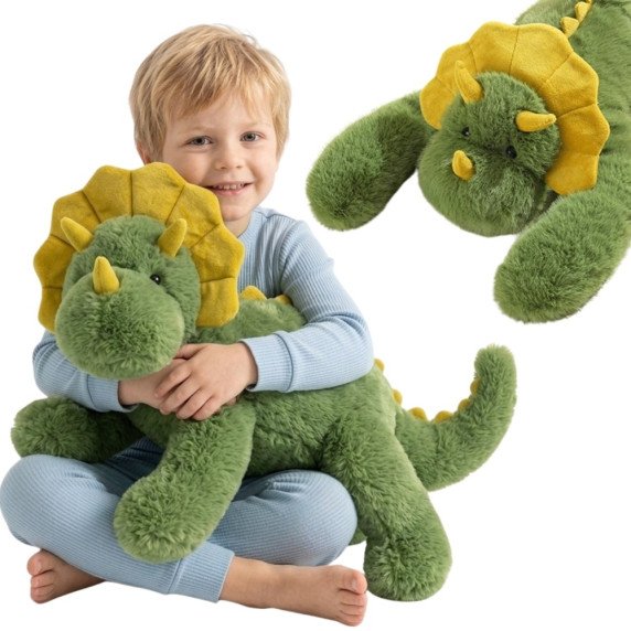 WOOPIE Dinozauras Anti-Streso Jutiklinis Svorio Užkimštas Žaislas Sunkus Meškiukas Pliušinis Žaislas 65cm 1500g