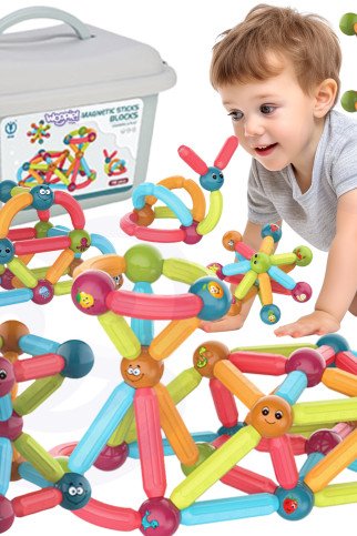 WOOPIE Magnetinės švietimo statybinės dėžutės 76 vnt. WOOPIE Magnetinės švietimo statybinės dėžutės 76 vnt.