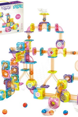WOOPIE Magnetiniai Blokai Kamštinti Sekimo Tako 89 vnt. WOOPIE Magnetiniai Blokai Kamštinti Sekimo Tako 89 vnt.