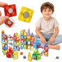 WOOPIE Magnetiniai statybiniai blokai 3D mokomas rinkinys kamuolių trasei 170 vnt.