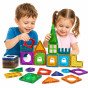 WOOPIE Magnetiniai statybiniai blokai 3D švietimo rinkinys pilis 30 vnt.
