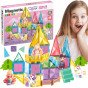 WOOPIE Magnetiniai statybiniai blokai 3D edukacinis rinkinys Pasakų pilis 55 vnt.