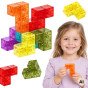 Woopie Magnetinis Tetris 3D Konstrukcijos Galvosūkis