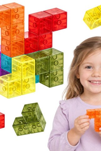 Woopie Magnetinis Tetris 3D Konstrukcijos Galvosūkis Woopie Magnetinis Tetris 3D Konstrukcijos Galvosūkis