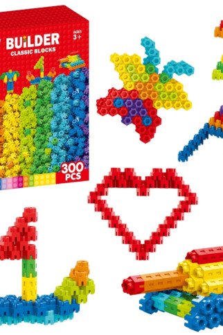 WOOPIE Kūrybiniai Statybiniai Blokeliai 300 vnt. WOOPIE Kūrybiniai Statybiniai Blokeliai 300 vnt.