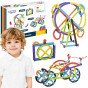 WOOPIE 3D Matematiniai Statybos Blokai Didelis Mokomasis Rinkinys 155 Dalys