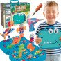 WOOPIE DIY rinkinys Dinozaurų blokai su varžtais