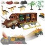 WOOPIE Dinozaurų sunkvežimis su paleidėju ir automobiliais 15 vnt.
