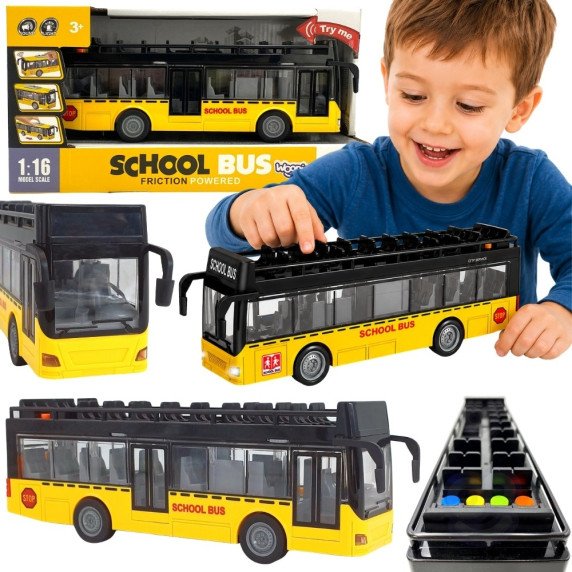 WOOPIE autobusas su šviesomis ir atsiveriančiais durimis