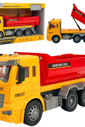 WOOPIE 1:12 Mastelio Statybinis Dėlių Gervės Automobilis su Šviesos ir Garso Efektais