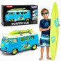 WOOPIE Klasikinis Bangų Autobusas su Šviesomis ir Garsu Modelis 1:14