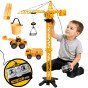 WOOPIE Nuotolinio valdymo krautuvas 103cm R/C sunkvežimis ekskavatorius + 4 priedai.