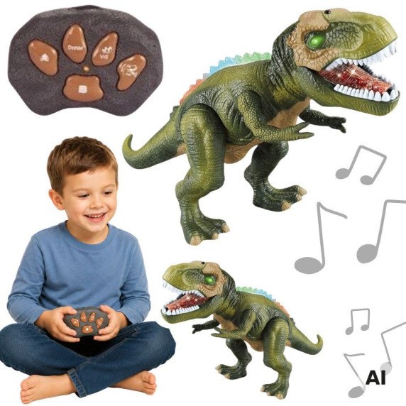 WOOPIE Nuotoliniu būdu valdomas dinozauras RC robotas T-Rex