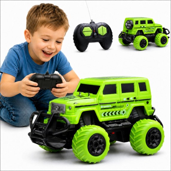 WOOPIE RC Jeep Cross-Country LED Nuotolinio Valdymo Automobilis