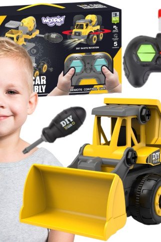 WOOPIE Nuotoliniu būdu valdomas statybinis automobilis „Do it yourself“