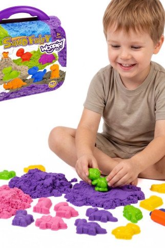 WOOPIE Kinetinis Smėlis Rinkinys Dinozaurai 13 vnt. WOOPIE Kinetinis Smėlis Rinkinys Dinozaurai 13 vnt.
