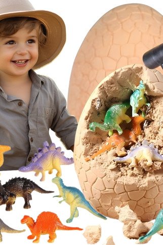 WOOPIE Dinozaurų Kiaušinių Iškasimo Archeologo Rinkinys, skirtas iškasti 12 dinozaurų WOOPIE Dinozaurų Kiaušinių Iškasimo Archeologo Rinkinys, skirtas iškasti 12 dinozaurų