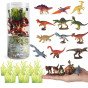 WOOPIE Dinozaurų figūrėlių rinkinys 18 vnt. - versija 1