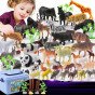 GYVAI animalinių figūrėlių rinkinys XXL, 58 vnt.