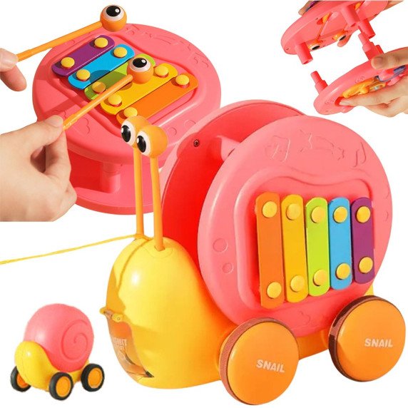 WOOPIE 4-iš-1 vilkdami Seklys, Simbalai, Jutikliniai Greiciai, Starteris + Mažas Automobilis