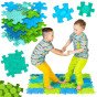 WOOPIE Jutiklinis Kilimėlis Ortopedinis Puzzle 11 Dalys - Mėlyna/Žalia