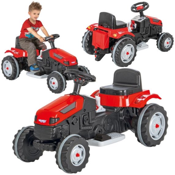 WOOPIE Farmer PowerTrac 6V akumuliatoriaus varomas traktorius