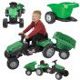 WOOPIE Farmer GoTrac MAXI Pedažinis traktorius su tyliais ratais priekabai