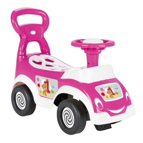 WOOPIE 4-in-1 Pasivažinėjimo, rūšiavimo, stūmiklio ir kelionės ložybė su ragu