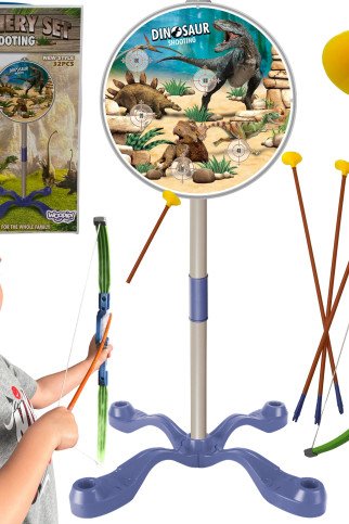 WOOPIE Mažojo Šaulio Rinkinys Dinozaurai Šaudmenys Skydas 32 vnt. WOOPIE Mažojo Šaulio Rinkinys Dinozaurai Šaudmenys Skydas 32 vnt.