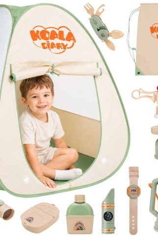 WOOPIE atradimo Mažojo tyrėjo rinkinys XXL lauko stovyklai su bivakine palapine, 15 vnt. WOOPIE atradimo Mažojo tyrėjo rinkinys XXL lauko stovyklai su bivakine palapine, 15 vnt.