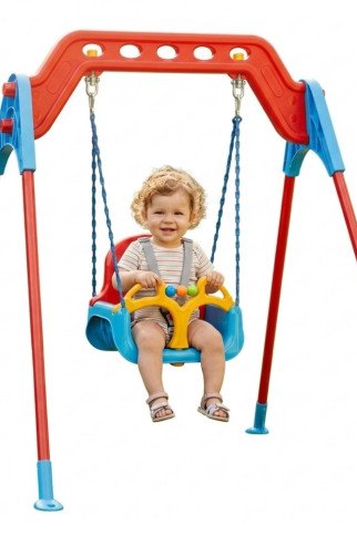 WOOPIE BABY Vieno vietos sodelio kėdė vaikams namams WOOPIE BABY Vieno vietos sodelio kėdė vaikams namams