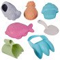 WOOPIE GREEN Nagų smėlio rinkinys 7 vnt. NUOSĖDŽIŲ ORGANINIS MATERIALIZMAS