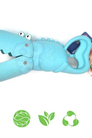 WOOPIE GREEN Krokodilo kastuvas smėliui ir vandeniui mėlyna BIOGRADABILIOJI ORGANINĖ MEDŽIAGA WOOPIE GREEN Krokodilo kastuvas smėliui ir vandeniui mėlyna BIOGRADABILIOJI ORGANINĖ MEDŽIAGA