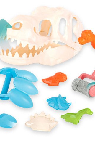 WOOPIE Dinozaurų smėlio rinkinys Kasinėjimas, 9 vnt. WOOPIE Dinozaurų smėlio rinkinys Kasinėjimas, 9 vnt.