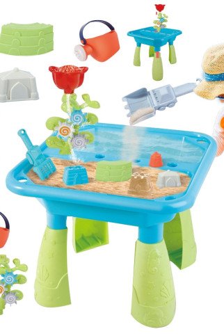 WOOPIE Vandens stalas 2in1 Smėlio dezė 14 priedų. WOOPIE Vandens stalas 2in1 Smėlio dezė 14 priedų.