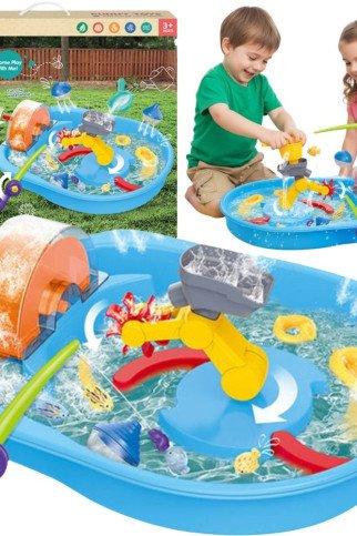 WOOPIE Vandens trasa 2in1 Žvejybos žaidimas 14 vnt. WOOPIE Vandens trasa 2in1 Žvejybos žaidimas 14 vnt.