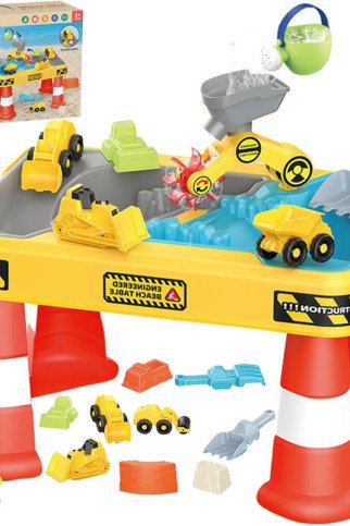 WOOPIE Vandens lenta 2 in 1 Smėlio dėžė Statybos aikštė + 4 Automobiliai 12 vnt. WOOPIE Vandens lenta 2 in 1 Smėlio dėžė Statybos aikštė + 4 Automobiliai 12 vnt.