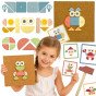 WOOPIE GREEN Medinis Klojimo Hammer Puzzle 20 modelių 82 vnt.