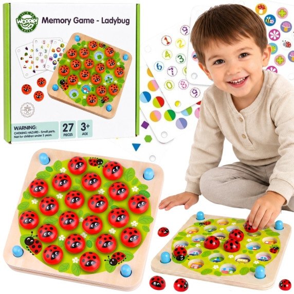 ŽALIASIS WOOPIE Atminties Medinis Edukacinis Atminties Žaidimas Liepaitės Puzzle