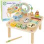WOOPIE GREEN Medinis Edukacinis Stalo Muzikinis Jutiklinis Labirintas 5 į 1