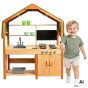 Woopie žalia Medinė Montessori purvinimo virtuvė vaikams