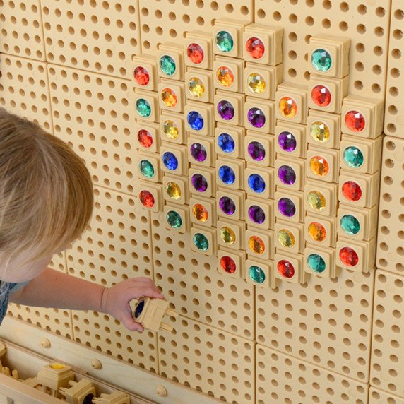 MASTERKIDZ Spalvoti akriliniai deimantai (72 vnt.)