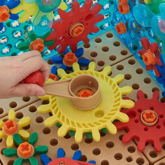 MASTERKIDZ Sumaišytų Ratu Priedų Rinkinys STEM Sienos Skydams, 198 vnt.