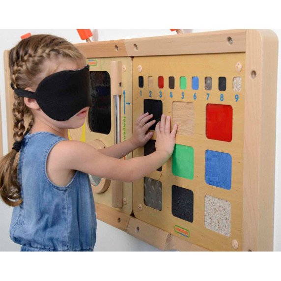 MASTERKIDZ Taktilinė tekstūrų pažinimo lenta